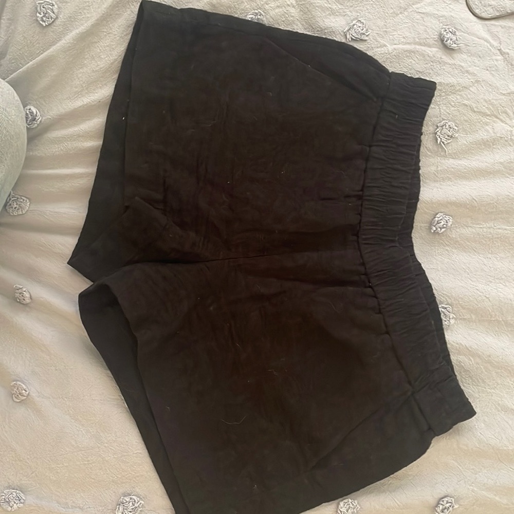 J Crew Black jacquard shorts
